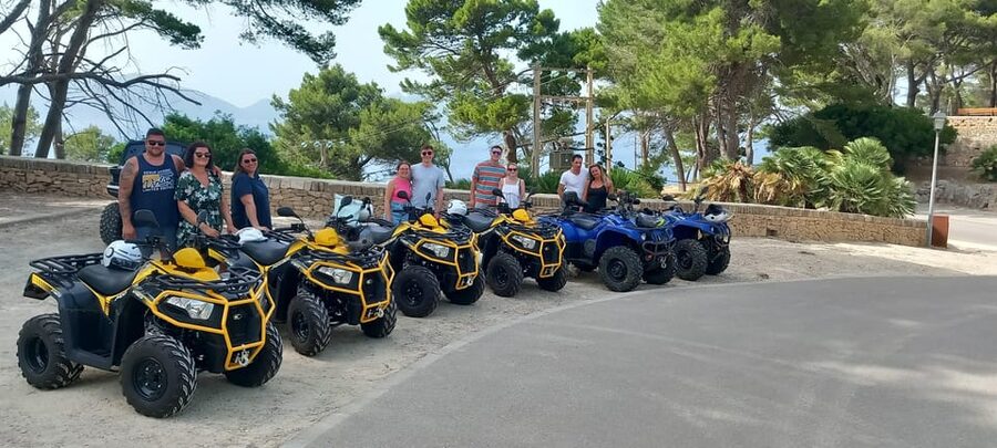 Alcudia: Quad Sightseeing Tour with Viewpoints - Bon Aire and the view toward Pollensa Bay