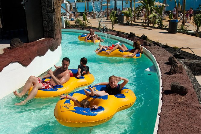 Aqualava Waterpark Lanzarote Entrance Ticket - Geothermal heating, jacuzzis, and places to rest