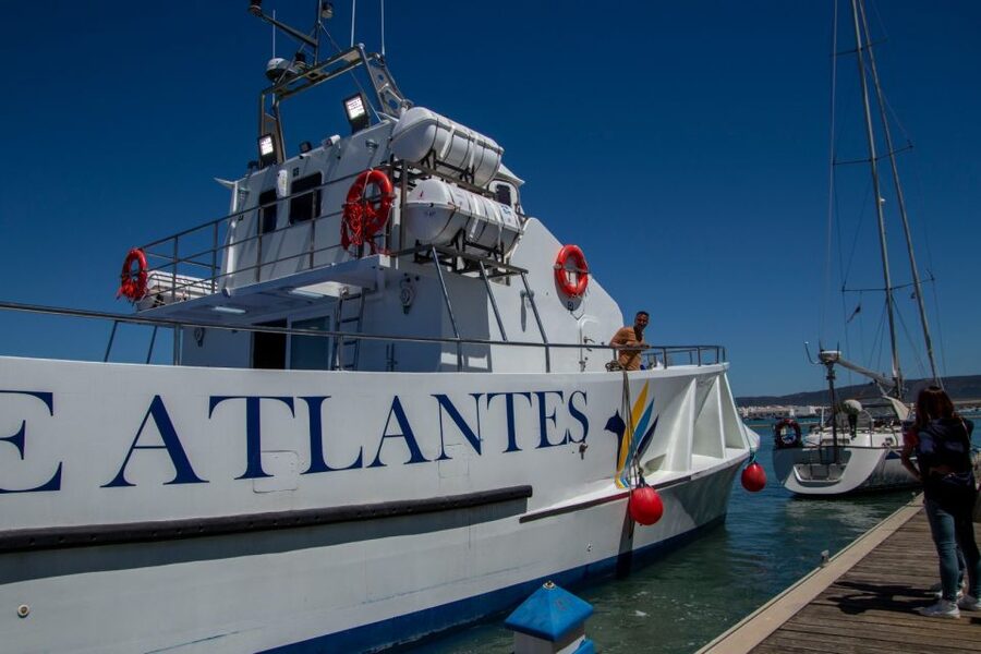 Barbate: Sunset Cruise with Glass of Cava - Following the cliffs toward Trafalgar Lighthouse