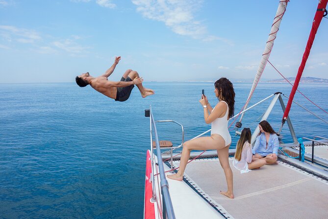 Barcelona Catamaran Cruise with Tapa & Drink Included - A two-hour view of Barcelona from the Mediterranean