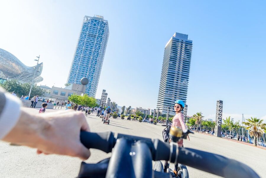 Barcelona: City and Seafront Guided Segway Tour - Roman walls and the narrow lanes of the Gothic Quarter