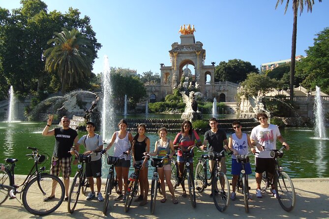 Barcelona City Highlights Bike Tour - Columbus Monument and the edge of Raval