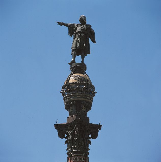 Barcelona: Columbus Monument - What You See Toward the Gothic Quarter