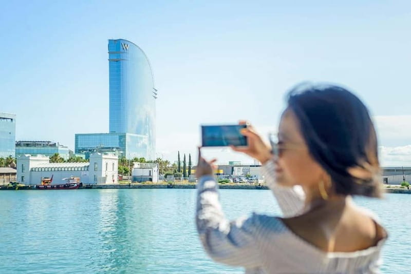 Barcelona: Helicopter Flight, Boat Ride, and Walking Tour - Plaza Catalunya and the route into the Gothic Quarter