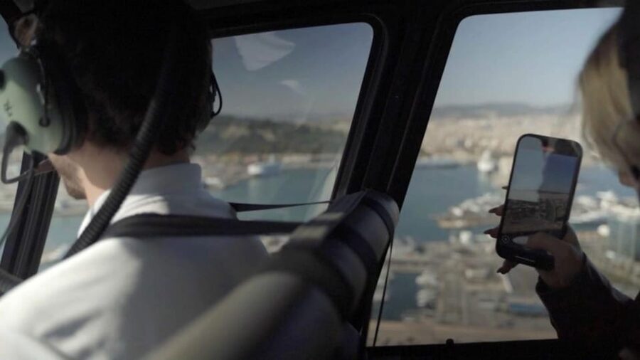 Barcelona: Helicopter Tour - The 7-minute route: port, beaches, and the Mediterranean