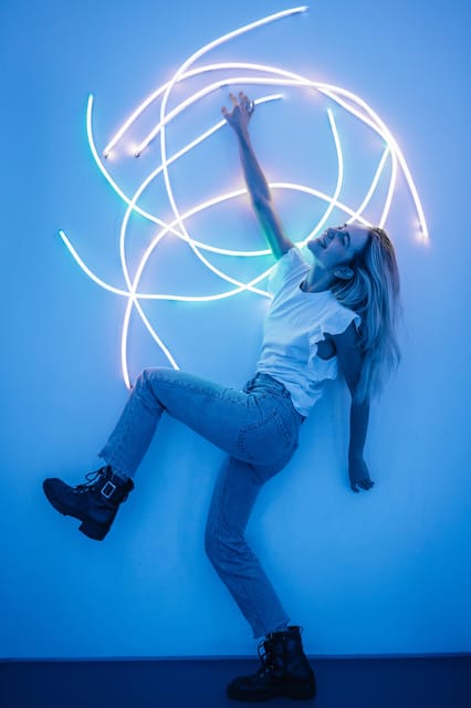 Barcelona: Interactive Art Installation by IKONO - Starting on the third floor of Arenas Mall