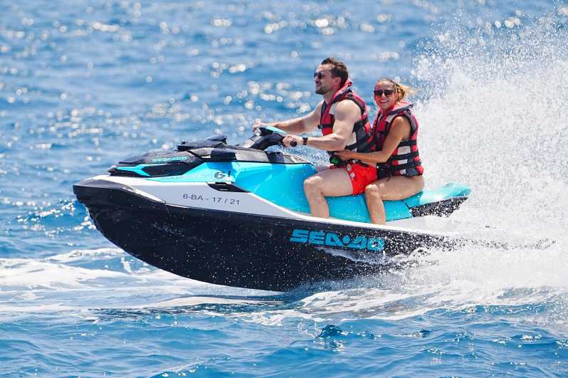 Barcelona: Jet Ski Rental (No License Needed) - Sharing one Sea-Doo with a companion