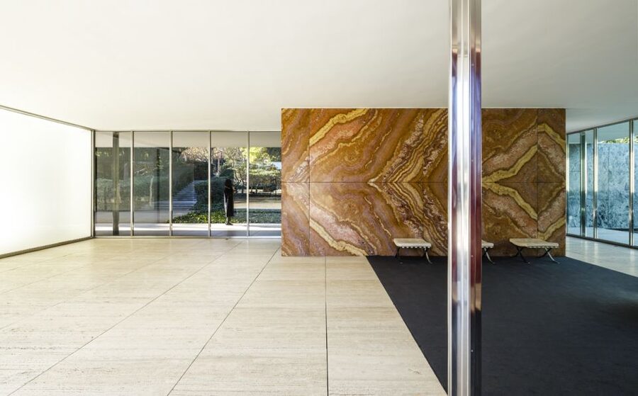 Barcelona: Mies van der Rohe Pavilion Ticket and Audio Guide - Reading the marble, glass, and steel