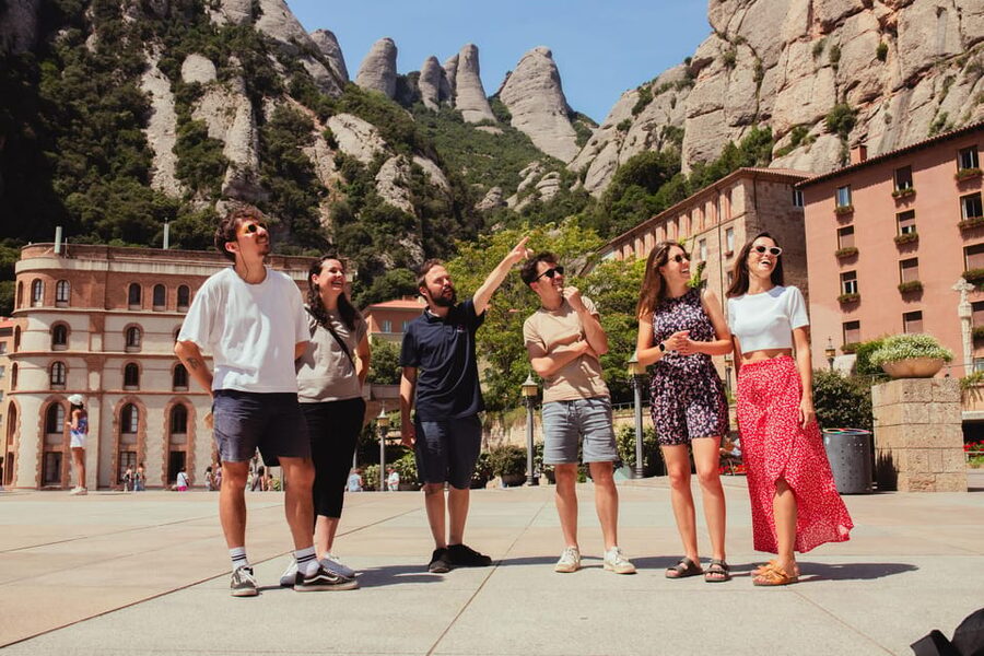 Barcelona: Montserrat with Winery, Lunch, and Train Options - The coach ride from Barcelona Norte