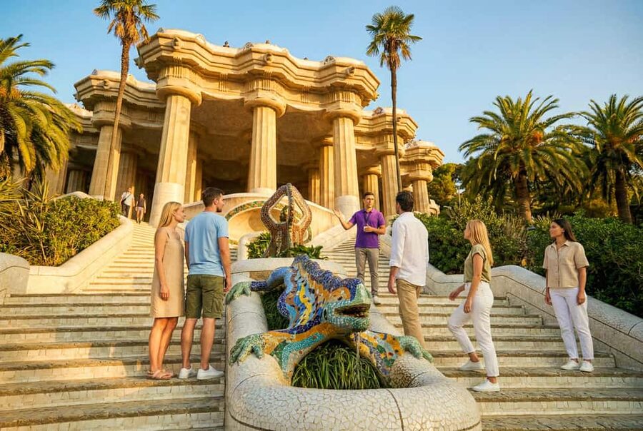 Barcelona: Park Güell Guided Tour with Fast-Track Ticket - The Hypostyle Room and Its Stone Forest