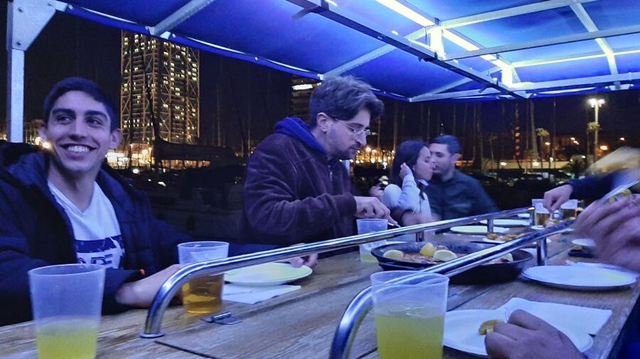 Barcelona: Private Evening Cruise with Dinner and Drinks - Paella, sangria, and the three-drink allowance