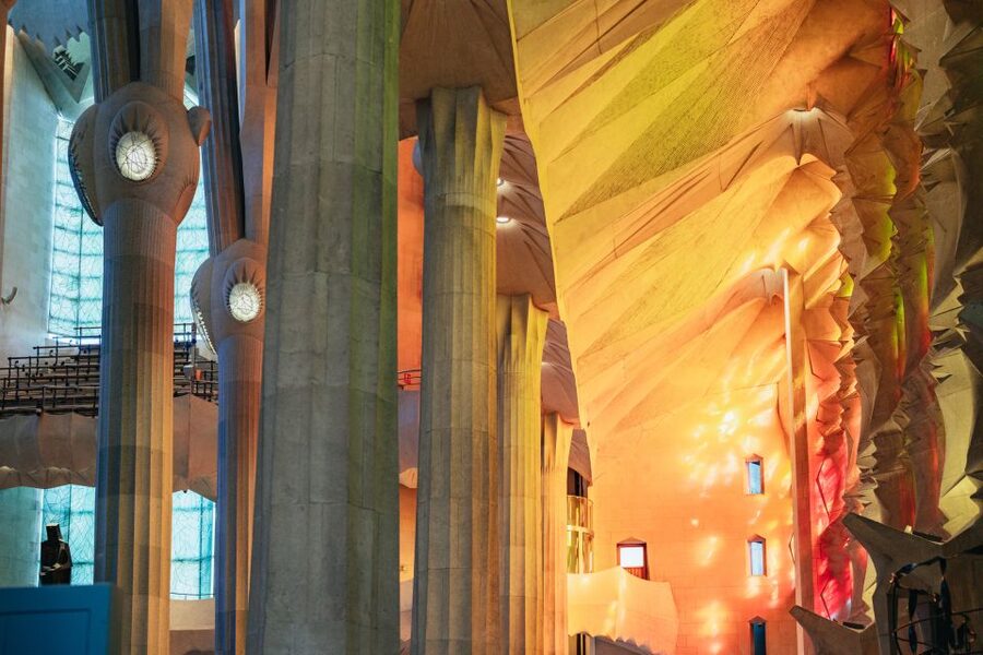 Barcelona: Sagrada Familia Skip-the-Line Entry Ticket & Tour - Inside the basilica, watch the light move