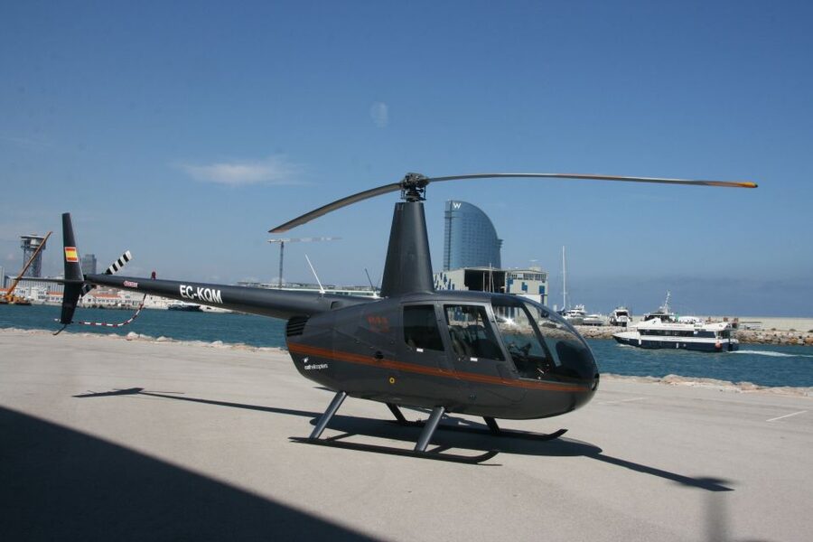 Barcelona: Scenic Helicopter Flight - From Carrer Marítim de Gabriel Roca to the heliport