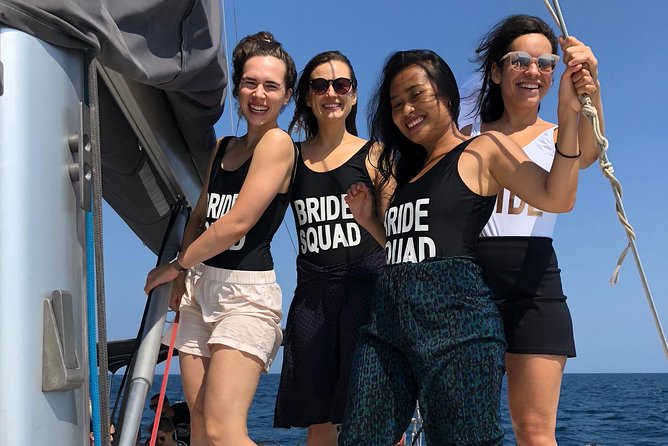 Barcelona Small Group Sailing with Snacks and Cava - Barcelona’s skyline from the sea