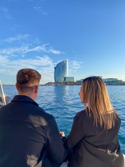Barcelona: Sunset Catamaran Cruise with Wine and Tapa - The middle 30 minutes: Barcelona from the water