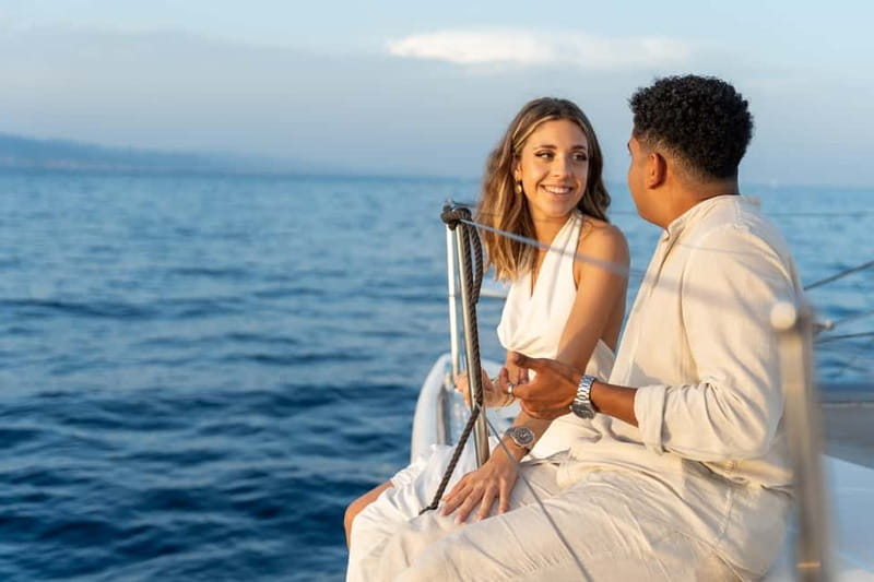 Barcelona: Sunset Catamaran Cruise with Wine and Tapa - Small group atmosphere, not a booze cruise