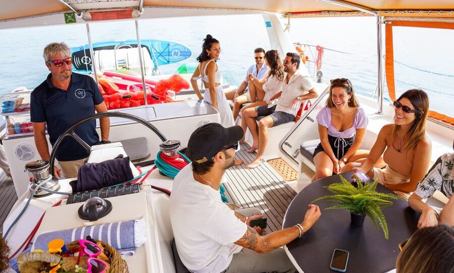 Barcelona: Sunset or Day Catamaran Cruise with Tapa & Drink - Who should book this Barcelona cruise?