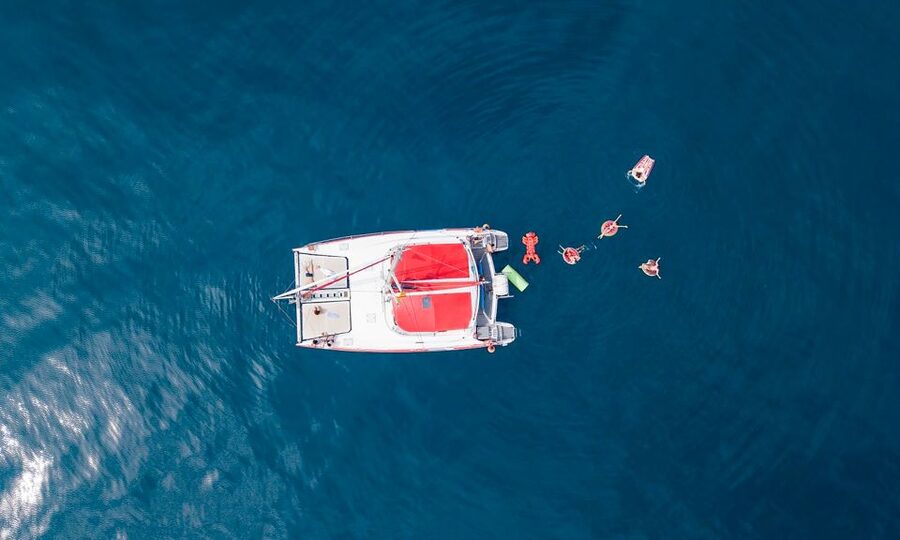 Barcelona: Sunset or Day Catamaran Cruise with Tapa & Drink - Food, drinks, and the real value at $32