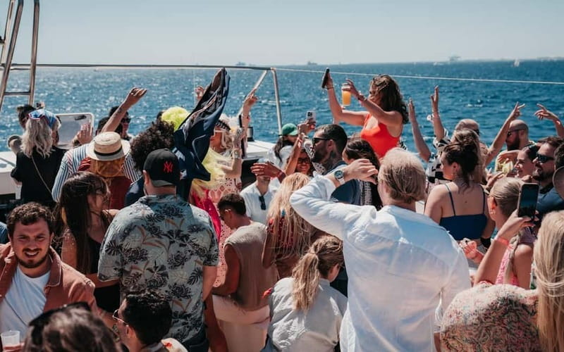 Barcelona: The Original Barcelona Boat Party - The two-hour coastal route