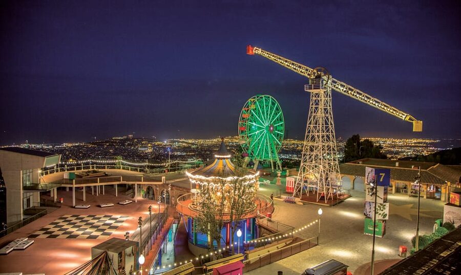 Barcelona: Tibidabo Amusement Park Admission Ticket - Twenty-five attractions in a compact park
