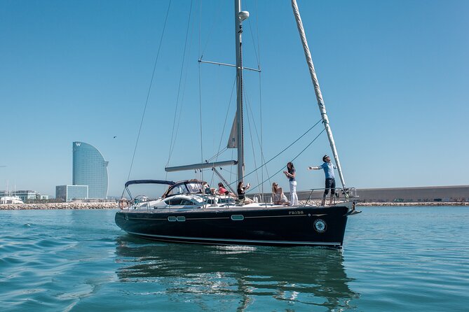 Barcelona Unique Private Luxury Sailing Tour (max 12 people) - Leaving Port Olimpic Behind
