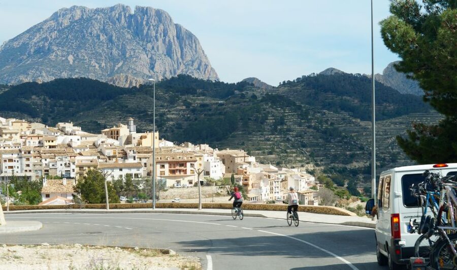 Costa Blanca Downhill Bike Ride - Starting high above the Costa Blanca