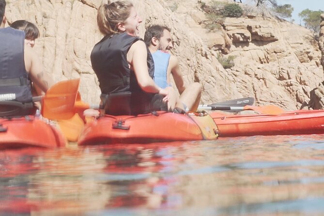 Costa Brava: Kayak, Snorkel, Photos, Lunch, Beach & Cliff Jump! - Snorkeling, sea life, and the cliff jump