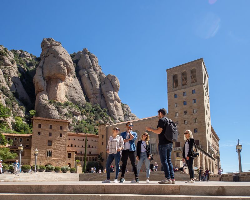 From Barcelona: Half-Day Montserrat & Horse Riding Tour - The minibus ride from central Barcelona