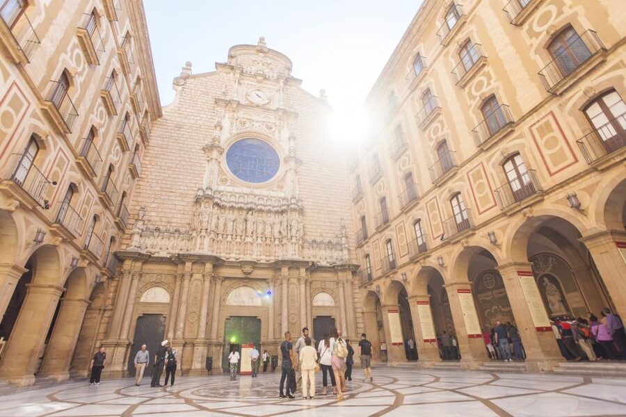 From Barcelona: Montserrat Half-Day Wine and Tapas Trip - Montserrat’s basilica and mountain setting