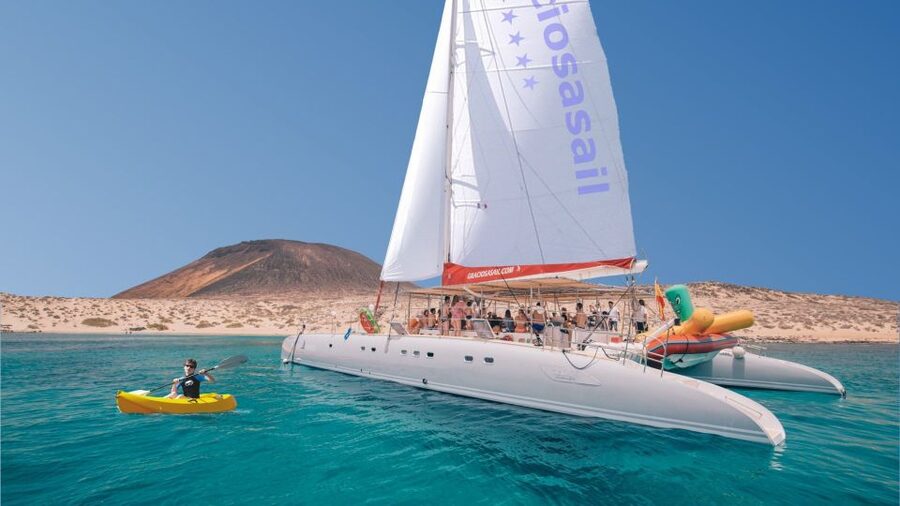 From Lanzarote: Sailing Day Trip Around La Graciosa - The coach ride from your Lanzarote pickup