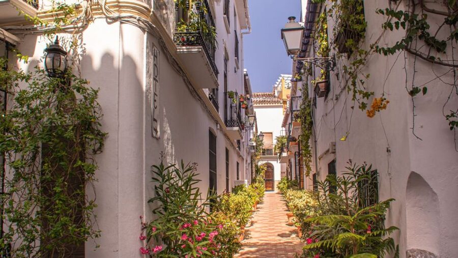 From Malaga or Costa del Sol: Mijas, Marbella & Puerto Banus - The coach ride from the Torremolinos area