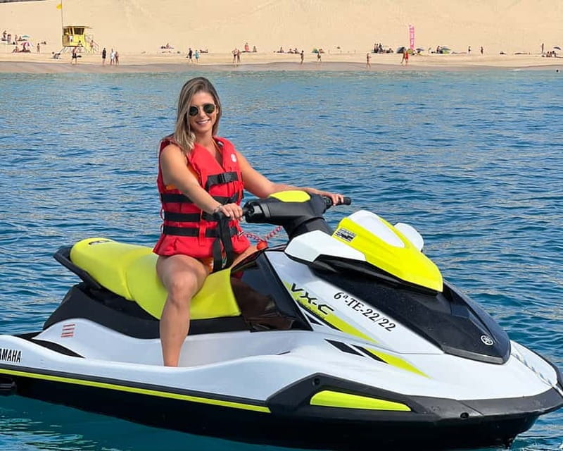 From Morro Jable: Jet Ski Adventure Tour (without license) - Learning the controls before you ride