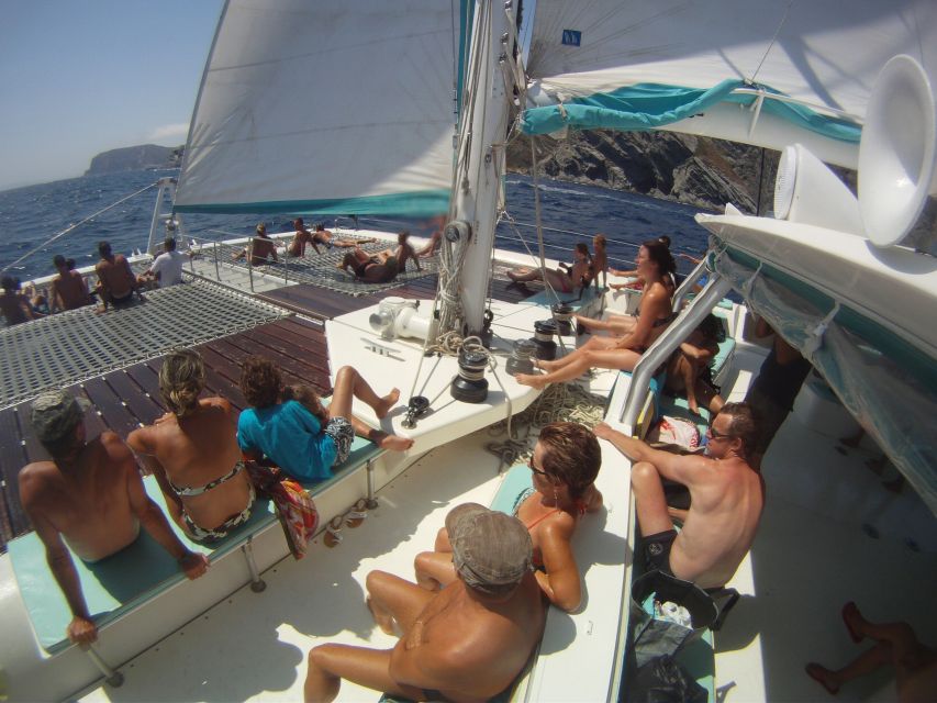 From Roses: Catamaran Cruise Cap Norfeu - Cadaqués - Around Cap Norfeu and Cala Jóncols