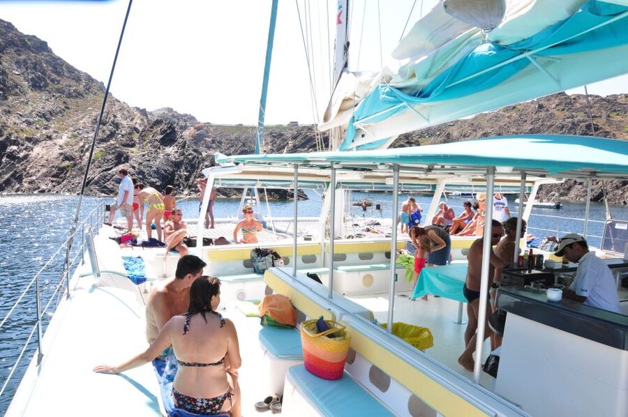 From Roses: Catamaran Cruise Cap Norfeu - Cadaqués - What makes Racó de l’Home the main stop
