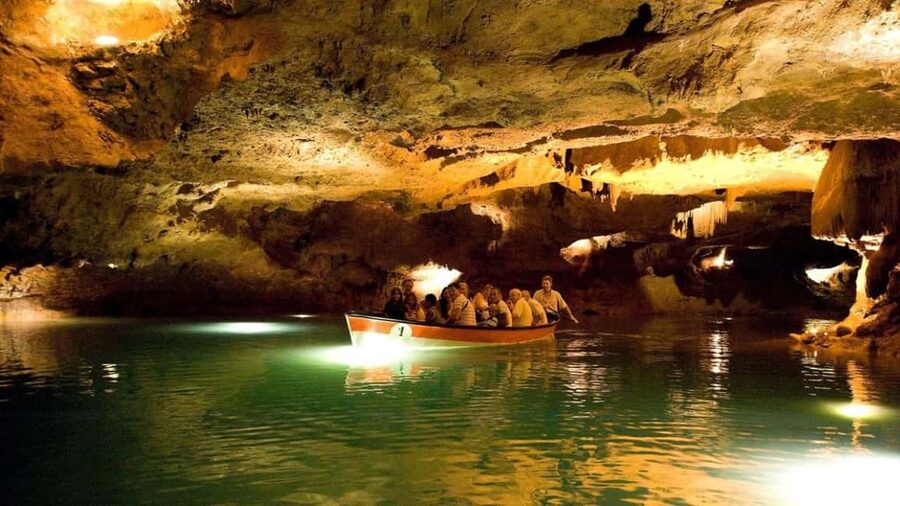 From Valencia: Caves of San José Guided Tour & Boat Ride - Entering the Caves of San José