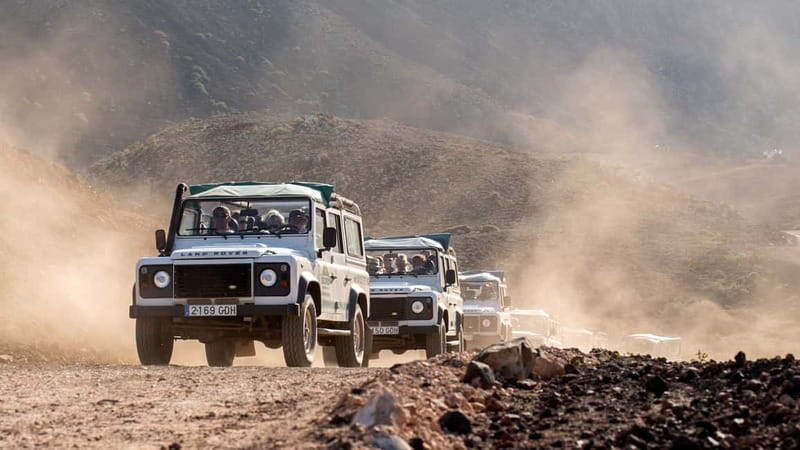 Fuerteventura: Cofete Beach Jeep Safari - The first stop and the road into Cofete