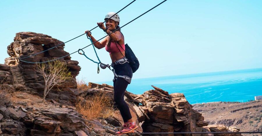 Gran Canaria: Guided Via Ferrata Excursion - Meeting at Bahía Feliz and finding the start
