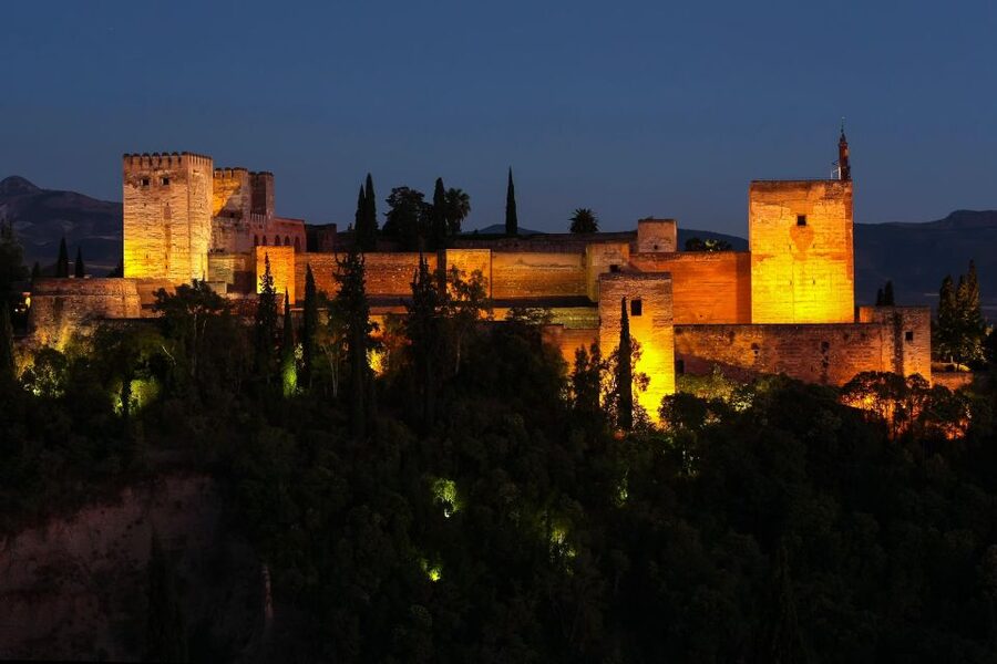 Granada: Alhambra Night Visit Entry Ticket - Walking through the Nasrid Palaces