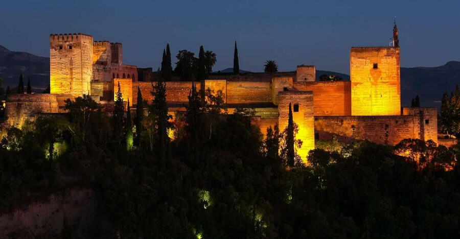 Granada: Alhambra Night Visit Entry Ticket - Entering through the Generalife route