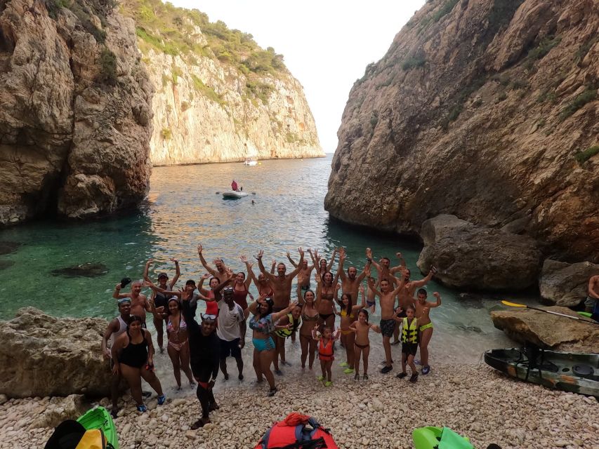 Granadella: Caló, Cova Llop Marí, and Ambolo Kayak Trip - Starting at Granadella Beach