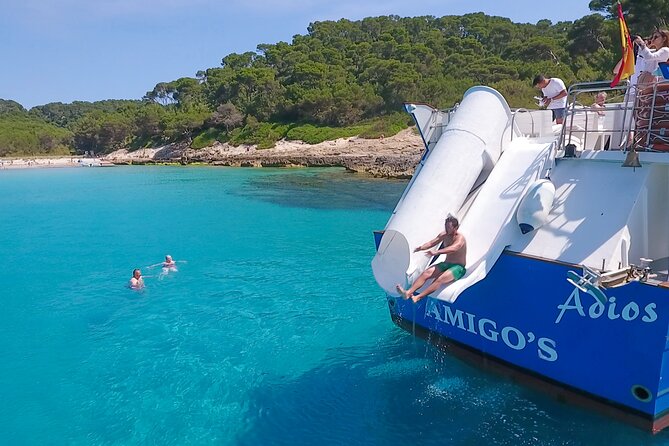 Half-Day Boat Tour along The South Coast of Menorca - Swimming from the boat, slides, and glass-bottom viewing