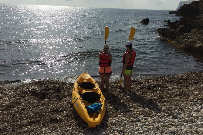 Kayak and snorkel excursion to Cova Tallada - A private tour, with one useful caution