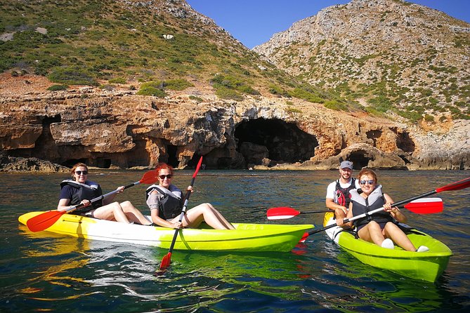 Kayak Dénia "Cova Tallada" + Snorkeling + Speleology - Key details before you book