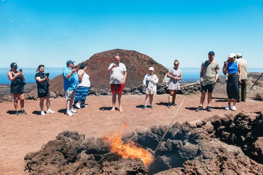 Lanzarote: Timanfaya National Park & La Geria Tour - Hilario’s Plateau and the heat under your feet