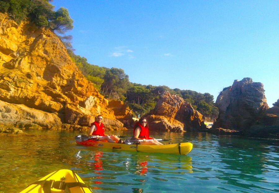 Lloret de Mar: 3-Hour Kayak and Snorkel Tour on Costa Brava - Paddling through the Costa Brava rock formations