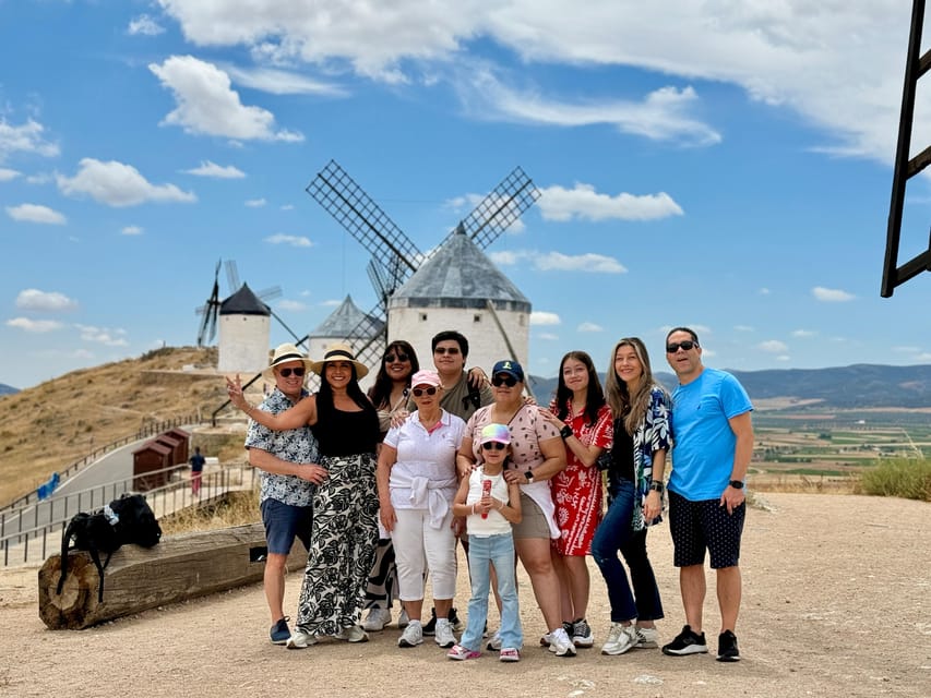 Madrid: Don Quixote de la Mancha Windmills & Toledo Tour - Language support and the one important warning