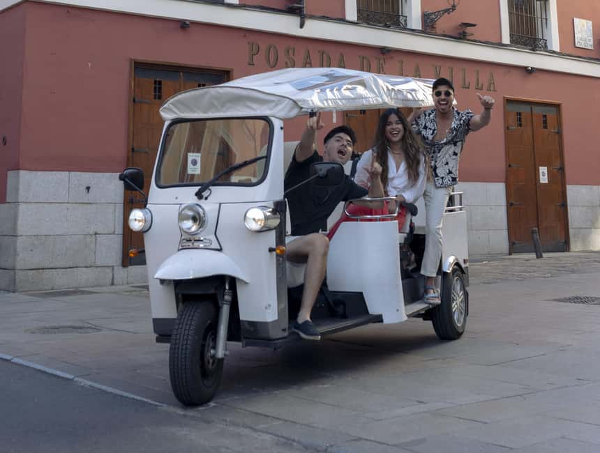 Madrid: Eco-Friendly, Private, and Unique Tuk Tuk Experience - Starting at San Miguel and the Royal Palace