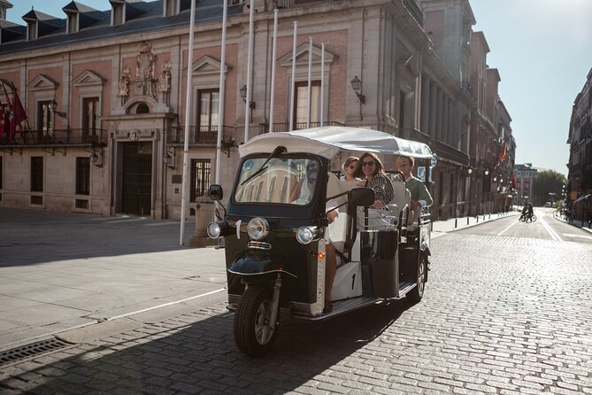 Madrid Express Tour with Local Guide in Eco Tuk Tuk Private - Starting beside the Royal Palace