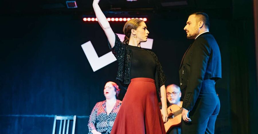 Madrid: Flamenco Show at Tablao "Las Tablas" with Drink - Arriving at Plaza de España