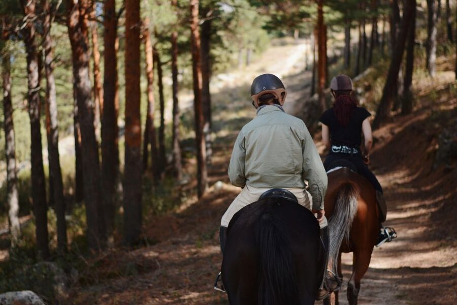 Madrid: Horse Riding in Sierra del Guadarrama National Park - Getting ready for the horses